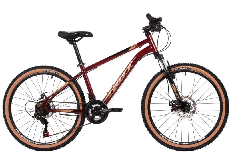 Изображение Велосипед Foxx Caiman 24 (168636) (красный/24 "/12.0 ")-2024 года 24SHD.CAIMAN.12RD4