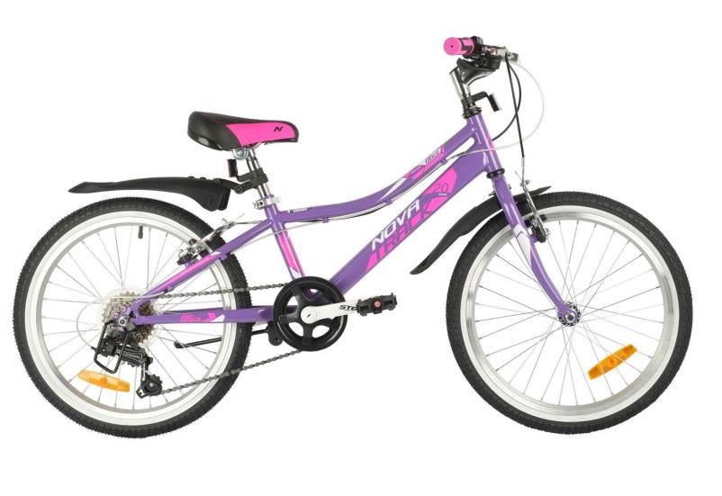 Изображение Велосипед Novatrack Alice 20 (145859) (фиолетовый/20 "/12.0 ")-2021 года 20SH6V.ALICE.VL21