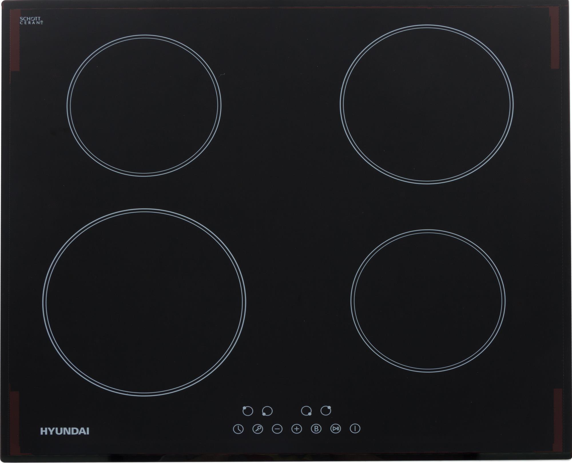 Изображение Варочная панель Hyundai HHI 6750 BG (черный)
