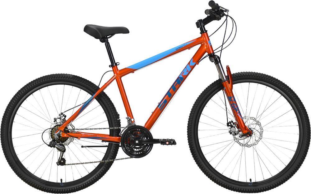 Изображение Велосипед STARK Outpost 27.1 D (оранжевый, синий, голубой/27.5 "/18.0 ")-2023 года HQ-0009945
