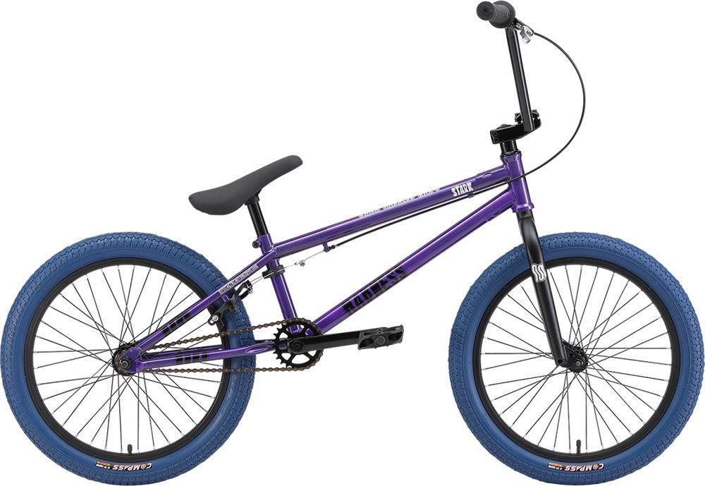 Изображение Велосипед STARK Madness BMX 4 (черный, темно-синий, серо-фиолетовый/20 "/9.0 ")-2024 года HQ-0014148