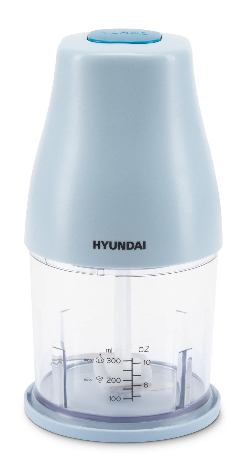 Изображение Измельчитель Hyundai HYC-P3118 (0,8 л /300 Вт /голубой)