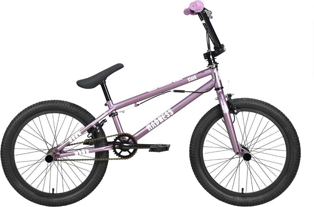 Изображение Велосипед STARK Madness BMX 2 (черный, серо-фиолетовый, перламутровый/20 "/9.0 ")-2024 года HQ-0014366