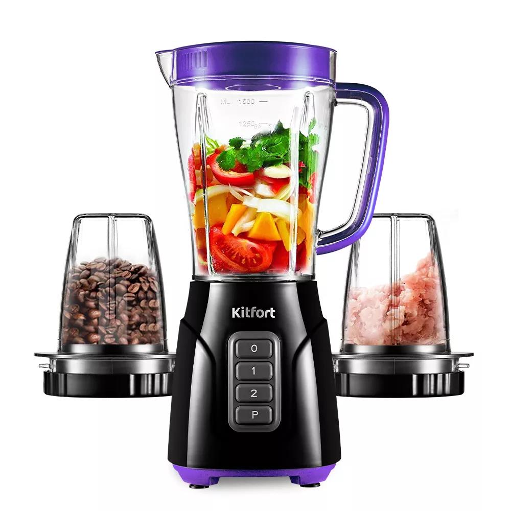 Изображение Блендер Kitfort KT-3032-1 (стационарный/500 Вт/фиолетовый)