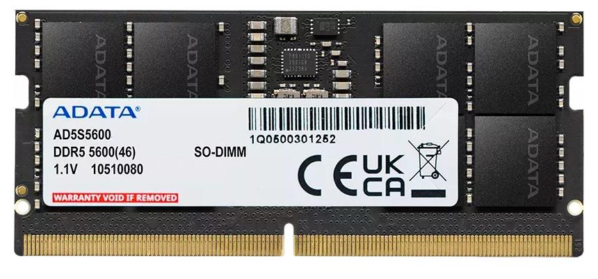 Изображение Оперативная память 16 GB DDR5 ADATA AD5S560016G-S (44800 Мб/с, 5600 МГц, CL46)
