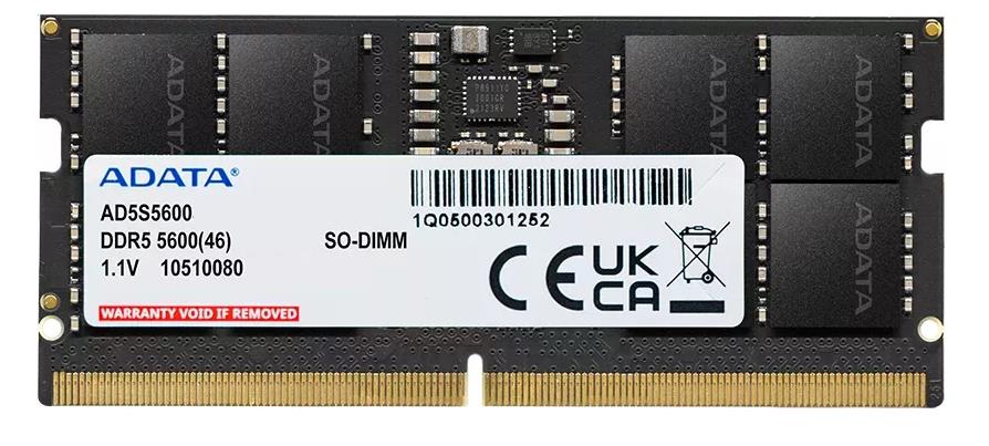Изображение Оперативная память 1x32 GB DDR5 ADATA AD5S560032G-S (44800 Мб/с, 5600 МГц, CL46)