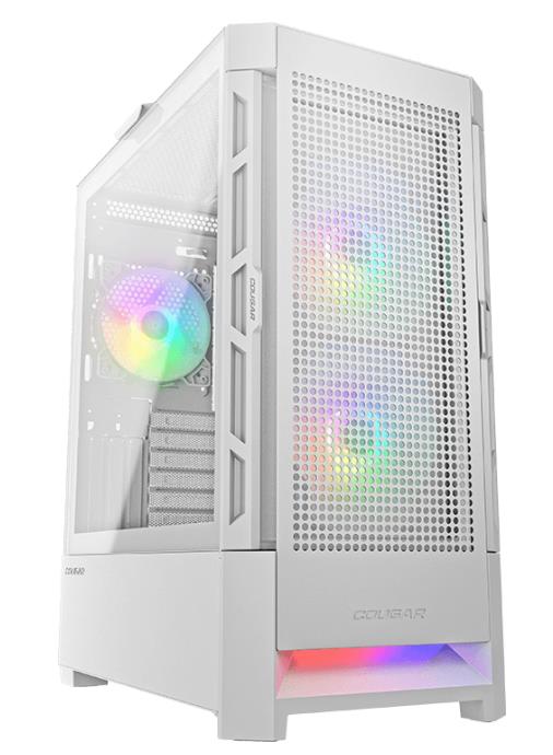 Изображение Корпус Cougar Airface RGB White (mATX, ATX, Mini-ITX, EATX, SSI CEB, белый, без БП)/(Airface RGB White)