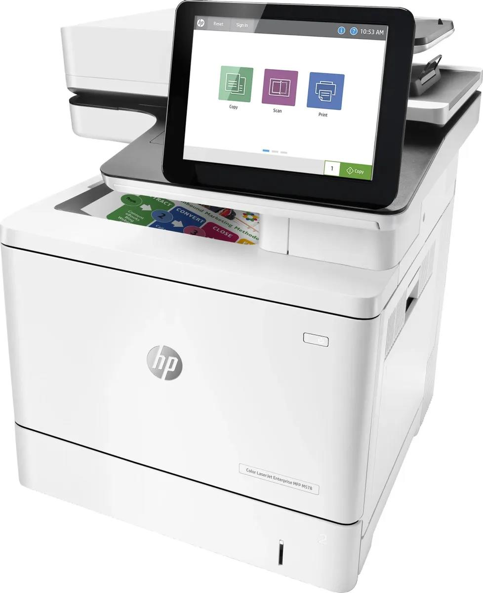 Изображение МФУ HP LaserJet Enterprise M578dn (настольный офис)