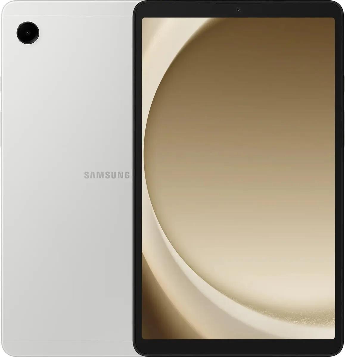Изображение Планшет Samsung Galaxy Tab A9 SM-X110, 8.7", 64 Гб/4 Гб, GPS, , серебристый (SM-X110NZSACAU)