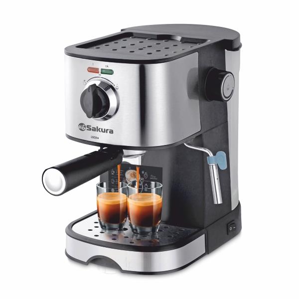 Изображение Кофеварка Sakura SA-6113 (рожковая/1 л /850 Вт )