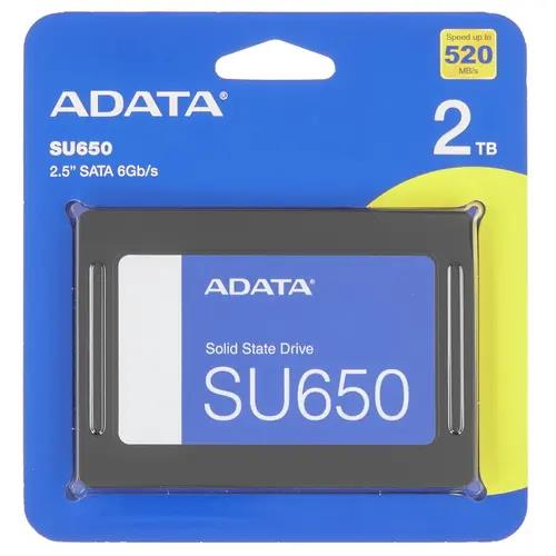 Изображение SSD диск ADATA Ultimate SU650 2000 Гб 2.5" (ASU650SS-2TT-R)