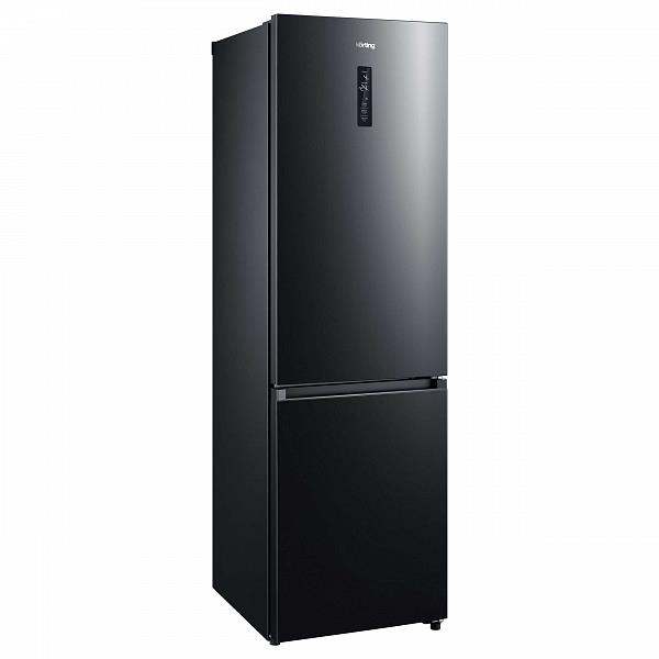 Изображение Холодильник Korting KNFC 62029 XN чёрный (A+,409 кВтч/год)