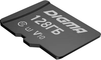 Изображение Карта памяти Digma MicroSDXC CARD10 Class 10 128 Гб адаптер на SD DGFCA128A01