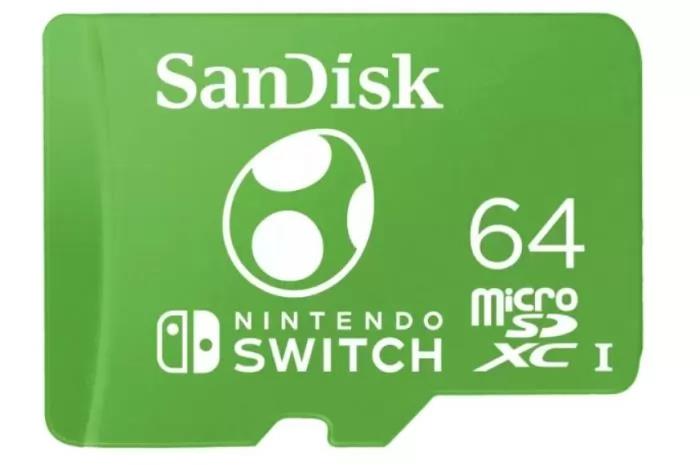 Изображение Карта памяти SanDisk MicroSDXC for Nintendo Switch Class 10 64 Гб  SDSQXAO-064G-GN3Z