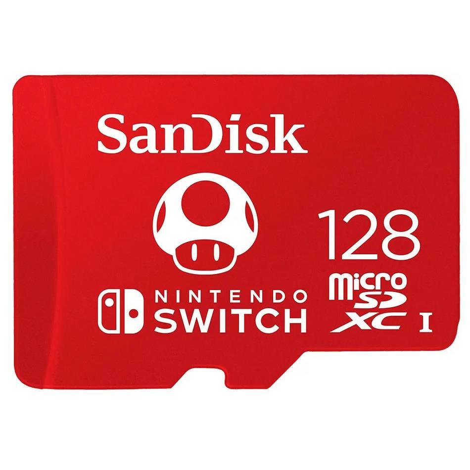 Изображение Карта памяти SanDisk MicroSDXC Nintendo Switch Class 10 128 Гб  SDSQXAO-128G-GN3ZN