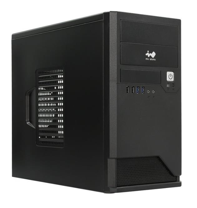 Изображение Корпус Inwin EMR-048 (mATX, черный, 450 Вт)/(EMR048)