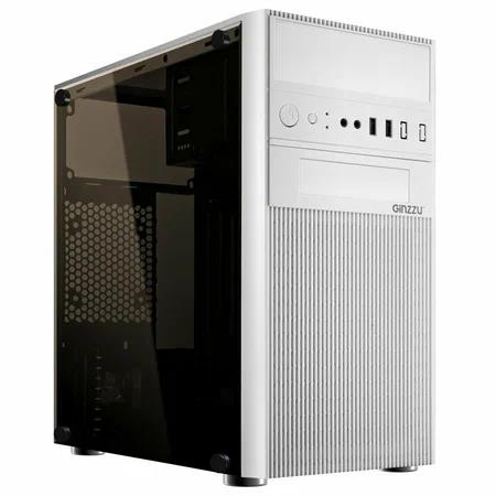 Изображение Корпус Ginzzu D290 (ATX, Mini-ITX, micro-ATX, черный, без БП)/(D290)