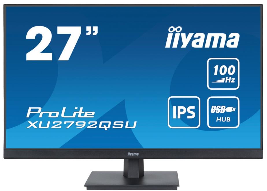 Изображение Монитор Iiyama ProLite XU2792QSU-B6 (27 "/2560x1440/TFT IPS)