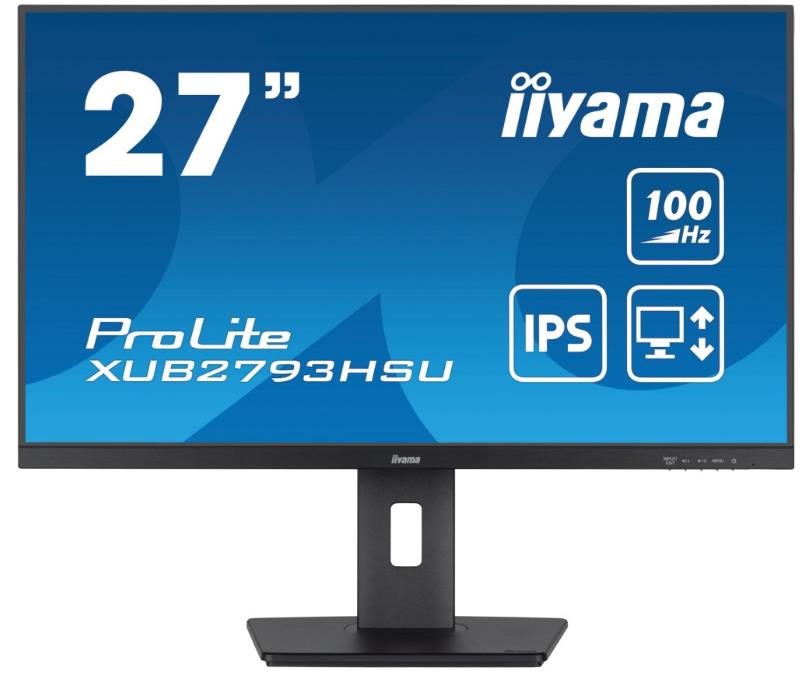 Изображение Монитор Iiyama ProLite XUB2793HSU-B6 (27 "/1920x1080/TFT IPS)