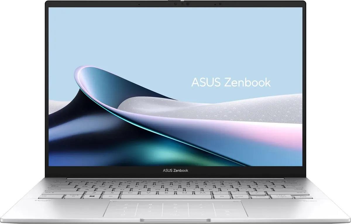 Изображение Ноутбук Asus Zenbook 14 OLED UX3405MA-QD488W (Intel 155H 1400 МГц/ SSD 1024 ГБ  /RAM 16 ГБ/ 14" 1920x1200/VGA встроенная/ Windows 11 Home) (90NB11R2-M00SS0)