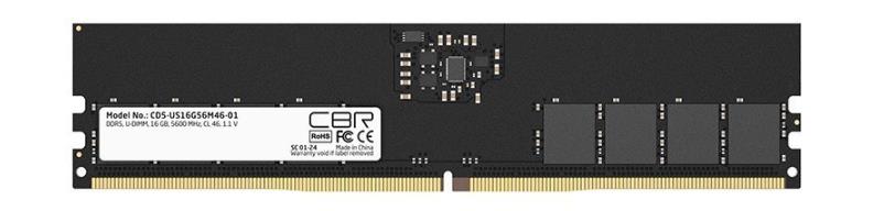 Изображение Оперативная память 16 GB DDR5 CBR CD5-US16G56M46-01 (44800 Мб/с, 5600 МГц, CL46)