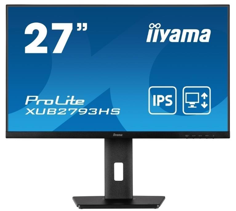 Изображение Монитор Iiyama ProLite XUB2793HS-B6 (27 "/1920x1080/TFT IPS)