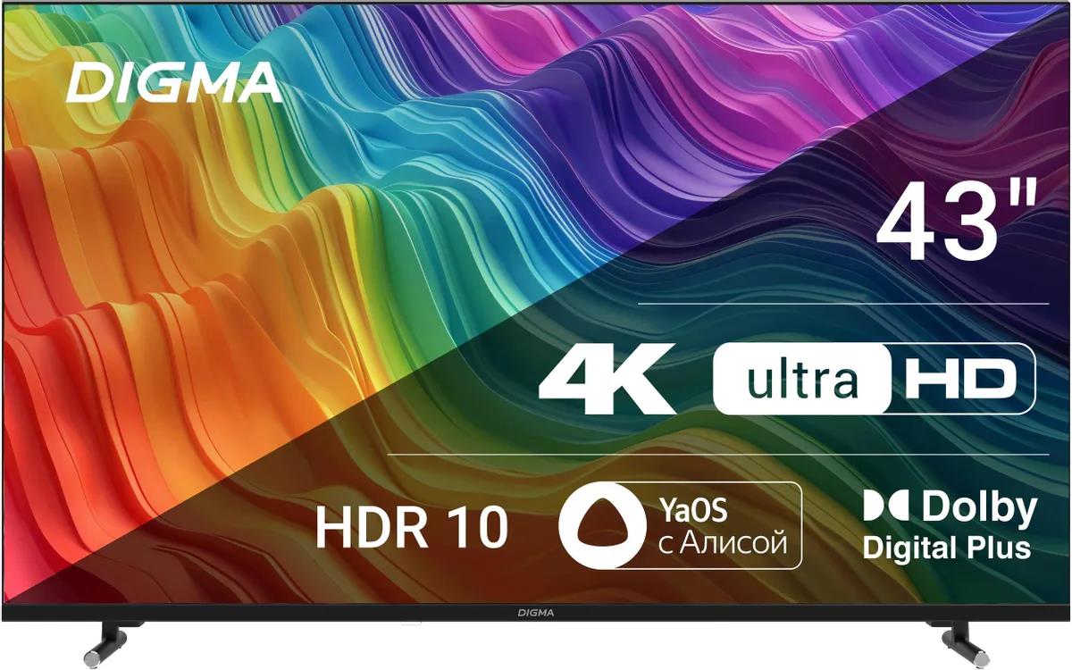 Изображение Телевизор Digma DM-LED43UBB33 43" 4K UHD Smart TV черный