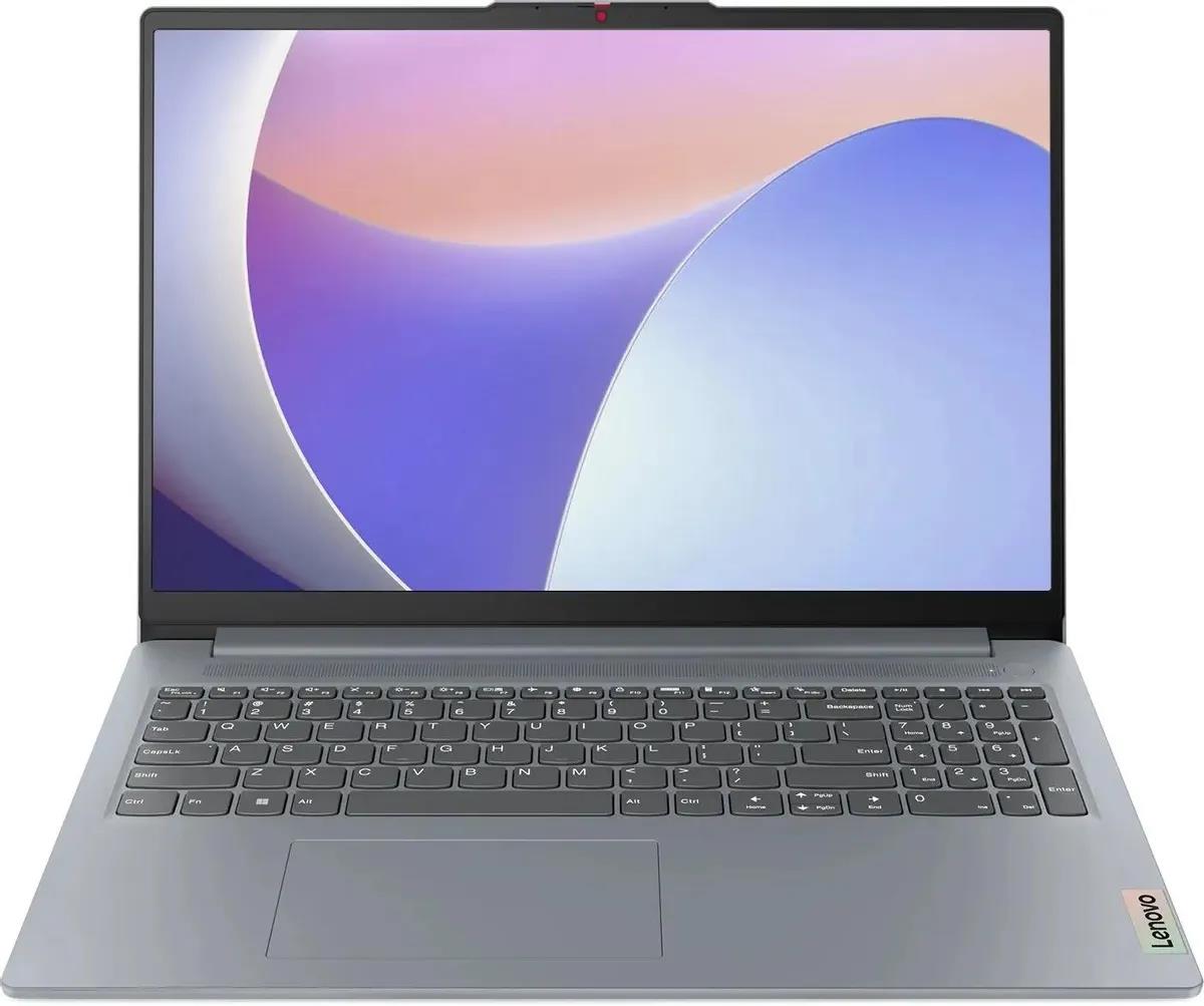 Изображение Ноутбук Lenovo IdeaPad Slim 3 15ABR8 (AMD 7730U 2000 МГц/ SSD 512 ГБ  /RAM 16 ГБ/ 15.6" 1920x1080/VGA встроенная/ Без ОС) (82XM00EYIN)