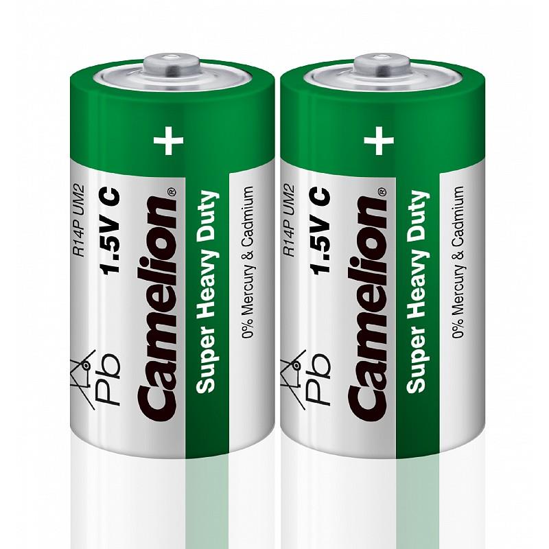 Изображение Батарейка Camelion R14P-SP2G (2 шт) (C (R14,LR14,А343) 1,5 В 2500 мА*час солевая)