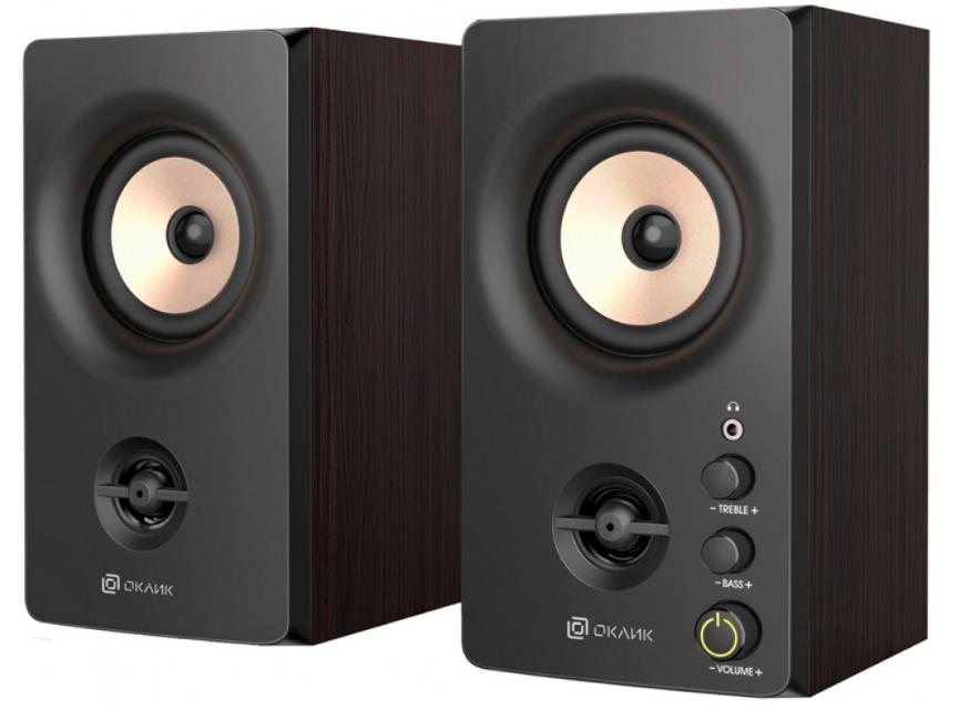 Изображение Компьютерная акустика Oklick OK-164 Black (2.0 / 30 Вт  / черный)