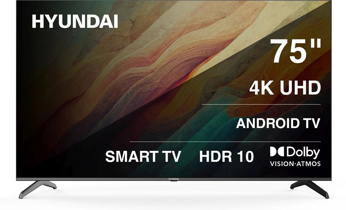 Изображение Телевизор Hyundai H-LED75BU7009 75" HDR, 4K Ultra HD Smart TV черный