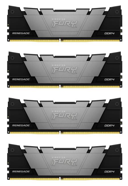 Изображение Оперативная память 4x32 GB DDR4 Kingston Fury Renegade (25600 МБ/с, 3200 МГц, CL16)