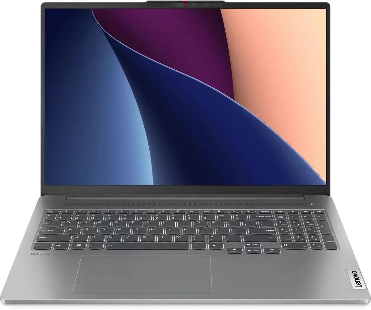 Изображение Ноутбук Lenovo IdeaPad 5 Pro 16IRH8 (Intel 13700H 2400 МГц/ SSD 512 ГБ  /RAM 16 ГБ/ 16" 2560x1600/VGA дискретная/ Без ОС) (83AQ006MRK)