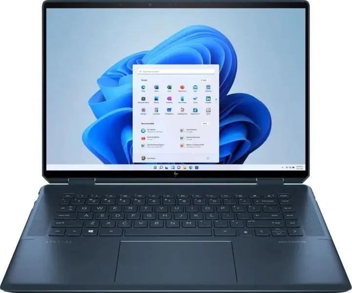 Изображение Ноутбук HP Spectre x360 16-f1028nn (Intel 1260P 2100 МГц/ SSD 512 ГБ  /RAM 16 ГБ/ 16" 3072x1920/VGA дискретная/ Windows 11 Home) (79S16EA)