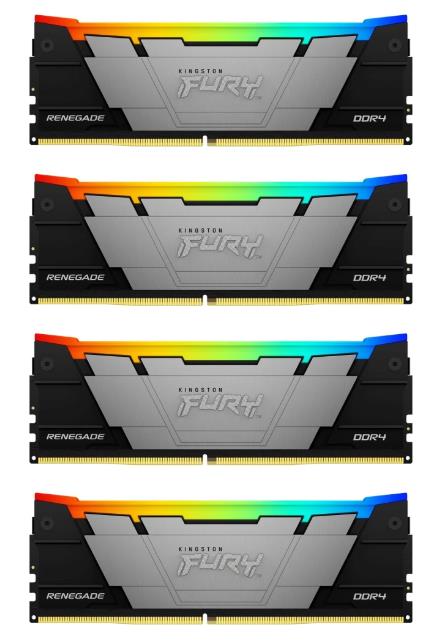 Изображение Оперативная память 4x32 GB DDR4 Kingston Fury Renegade (25600 МБ/с, 3200 МГц, CL16)