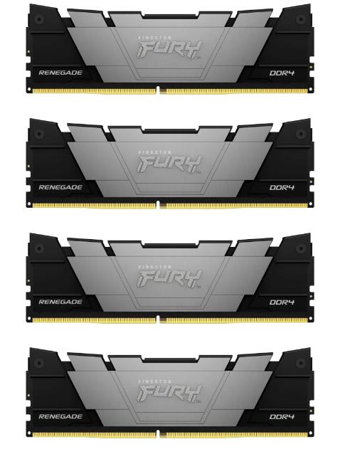 Изображение Оперативная память 4x32 GB DDR4 Kingston Fury Renegade (28800 МБ/с, 3600 МГц, CL18)