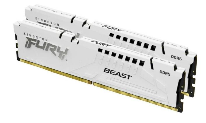 Изображение Оперативная память 2x16 GB DDR5 Kingston Fury Beast White (48000 Мб/с, 6000 МГц, CL36)