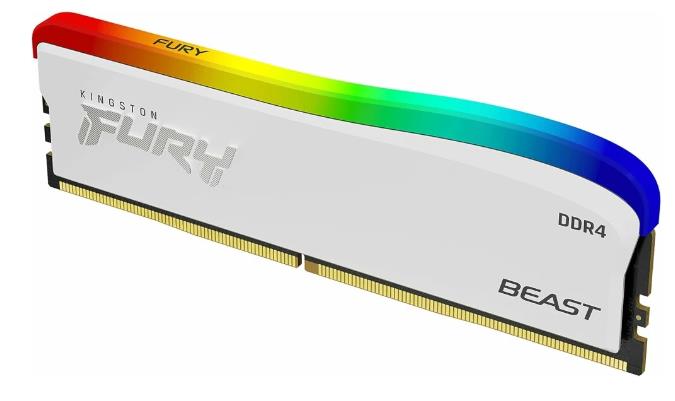 Изображение Оперативная память 16 GB DDR4 Kingston Fury Beast RGB (28800 МБ/с, 3600 МГц, CL18)