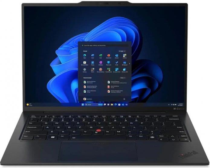 Изображение Ноутбук Lenovo ThinkPad X1 Carbon Gen 12 (Intel 155H 1400 МГц/ SSD 1024 ГБ  /RAM 32 ГБ/ 14" 2880x1800/VGA встроенная/ Windows 11 Pro) (21KDA05WCD)