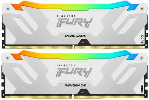 Изображение Оперативная память 2x16 GB DDR5 Kingston Fury Renegade White RGB (48000 Мб/с, 6000 МГц, CL32)