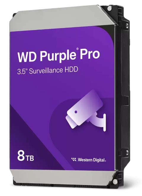 Изображение Жесткий диск 3.5" 8000 ГБ Western Digital WD8002PURP, 7200 rpm, 256 МБ