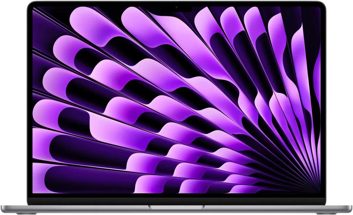 Изображение Ноутбук Apple MacBook Air 15 M3 A3114 (Apple M3 2700 МГц/ SSD 256 ГБ  /RAM 16 ГБ/ 15.3" 2880x1864/VGA встроенная/ macOS) (MC9D4LL/A)