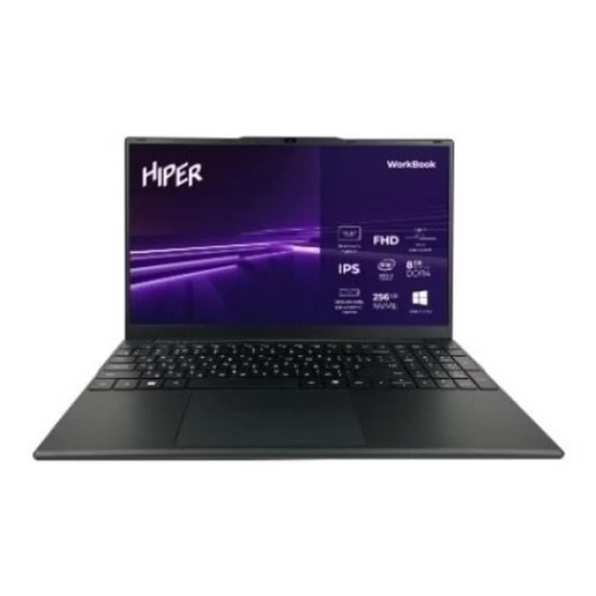 Изображение Ноутбук HIPER Workbook 15 (Intel 12450H 2000 МГц/ SSD 256 ГБ  /RAM 8 ГБ/ 15.6" 1920x1080/VGA встроенная/ Windows 11 Pro) (FWBC151-I512HR08N2FABWPG)