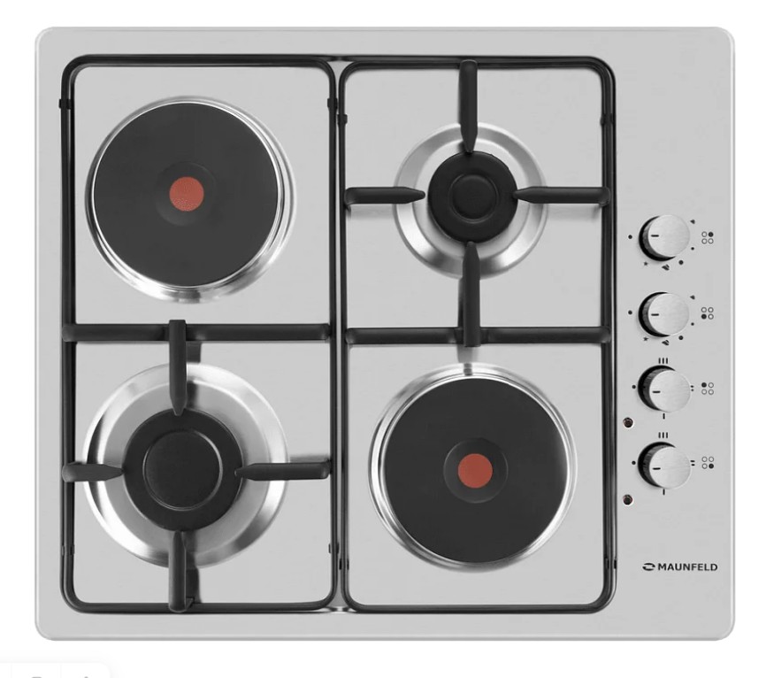 Изображение Варочная панель MAUNFELD EEHS.64.5ES/KG (нержавеющая сталь)