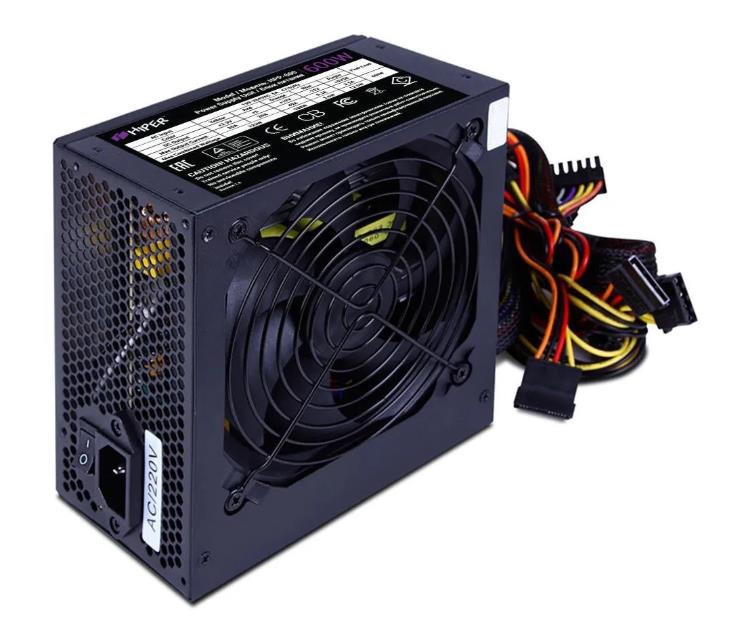 Изображение Блок питания HIPER HPN-600 (HPN-600) (600 Вт )