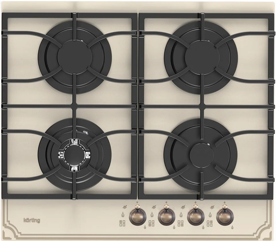 Изображение Варочная панель Korting HGG 6911 CTRB (слоновая кость)