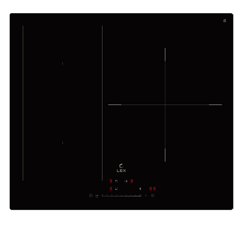 Изображение Варочная панель LEX EVI 631A BL (черный)