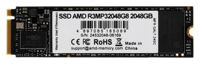 Изображение SSD диск AMD R3 Series 2048 Гб 2280 (R3MP32048G8)