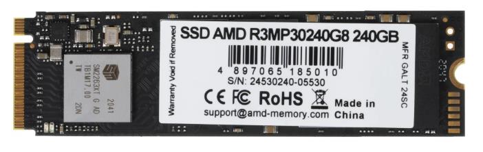 Изображение SSD диск AMD R3 Series 240 Гб 2280 (R3MP30240G8)