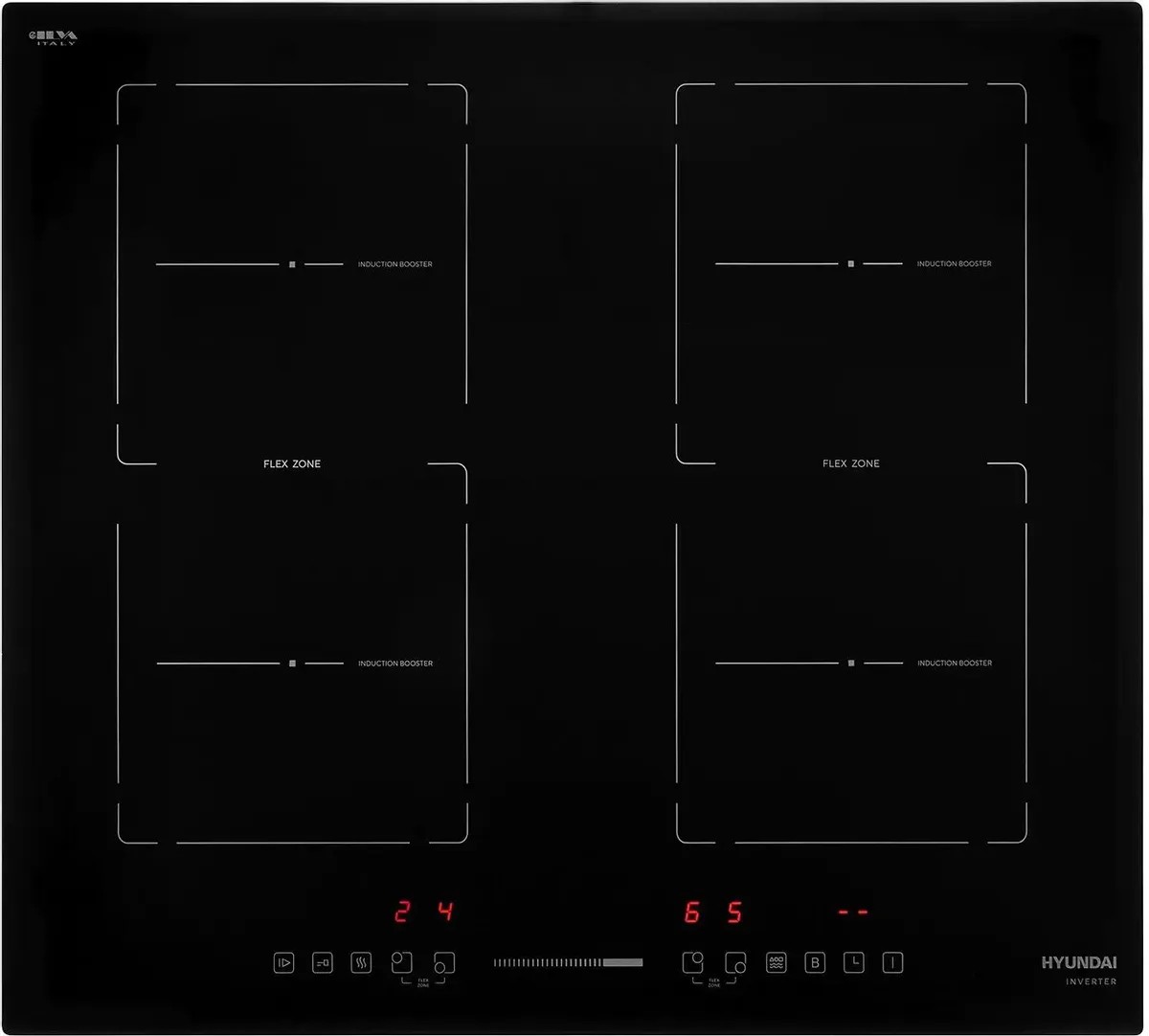 Изображение Варочная панель Hyundai HHI 6772 BG (черный)